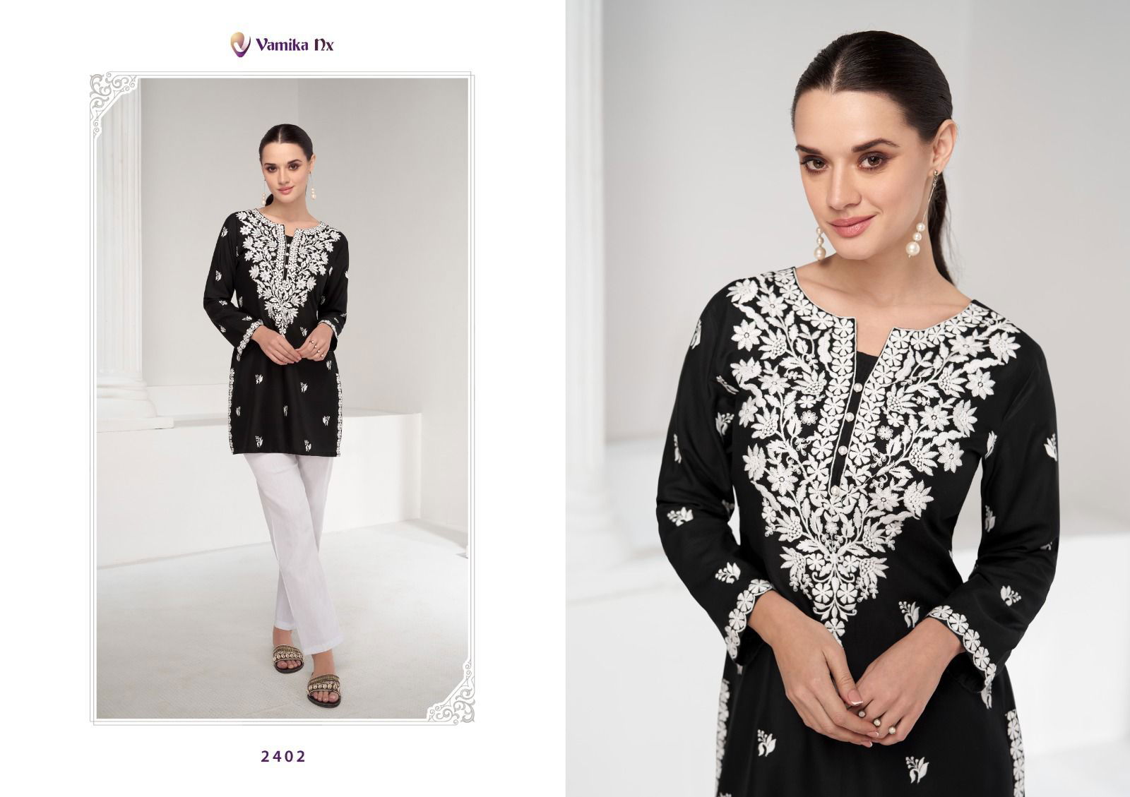 Ruhana By Vamika Nx Rayon Designer Tunic Short Kurtis Wholesale Shop In Surat